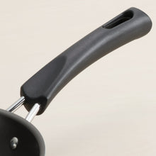 Tramontina non-stick saucepan black handle with metal rivets