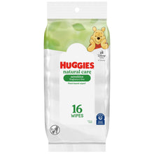 Sensitive baby wipes soft pack pouch, green-and-white 16-count package