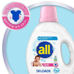 all Baby Liquid Laundry Detergent, 73 Ounce, 58 Loads - USA MEGA SHOP