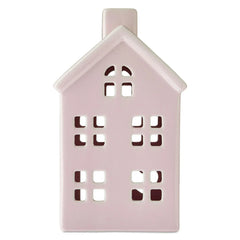Ceramic House Tabletop Decoration, Pink, 8", Valentine's Day by Way To Celebrate