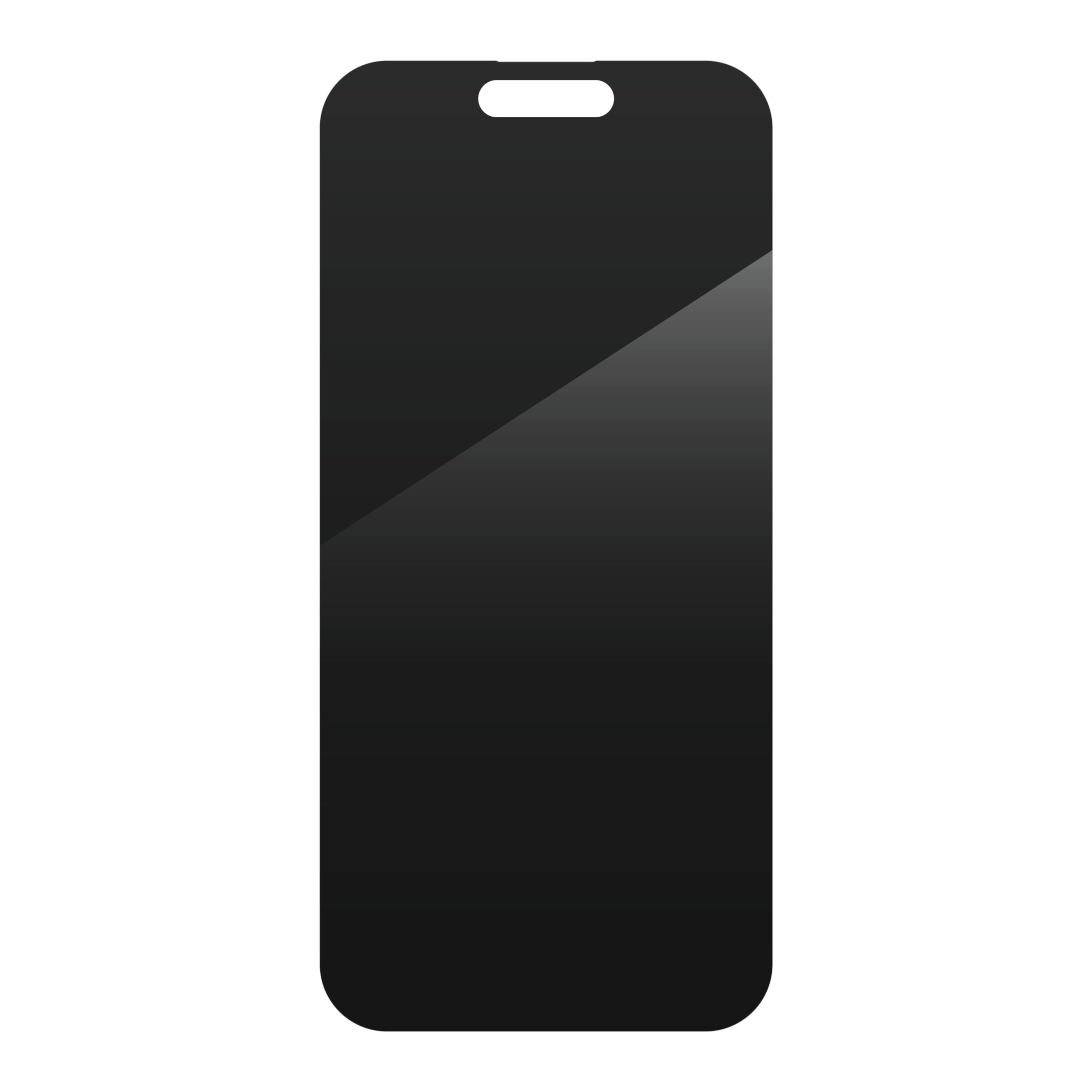 ZAGG InvisibleShield â€“ Apple iPhone 16 & iPhone 15 Glass Shield Privacy Screen Protector, Easy Installation with Precise Install Tray, 3x Stronger Glass, Impact & Scratch Protection