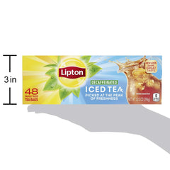 Lipton Black tea Family Iced Tea Bags, 48 ct