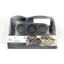 Mainstays non-stick bakeware set box with six pans, including muffin and loaf trays