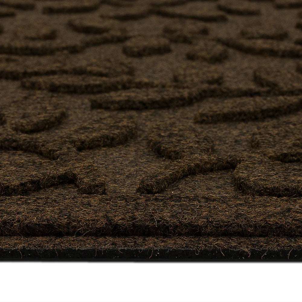 Mainstays Brown Rambling Vine Utility Polyester Outdoor Doormat, 24" x 36"