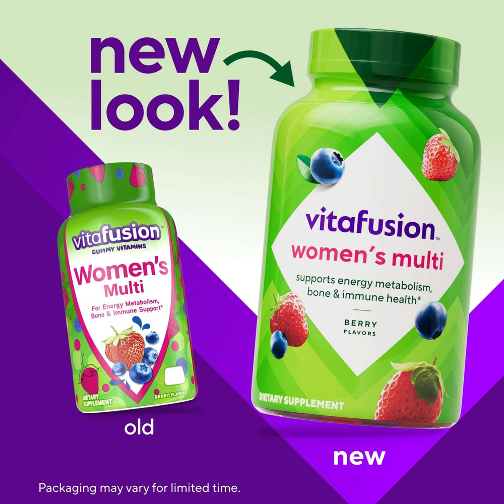 vitafusion Adult Gummy Vitamins for Women with 10% More Vitamins A, C, & E, 120 Count