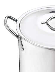 Mainstays 12-Qt Stainless Steel Stock Pot with Metal Lid
