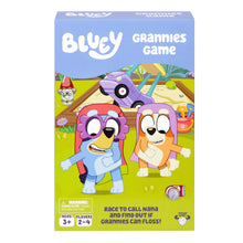 Bluey Grannies Game box with illustrated characters and game title