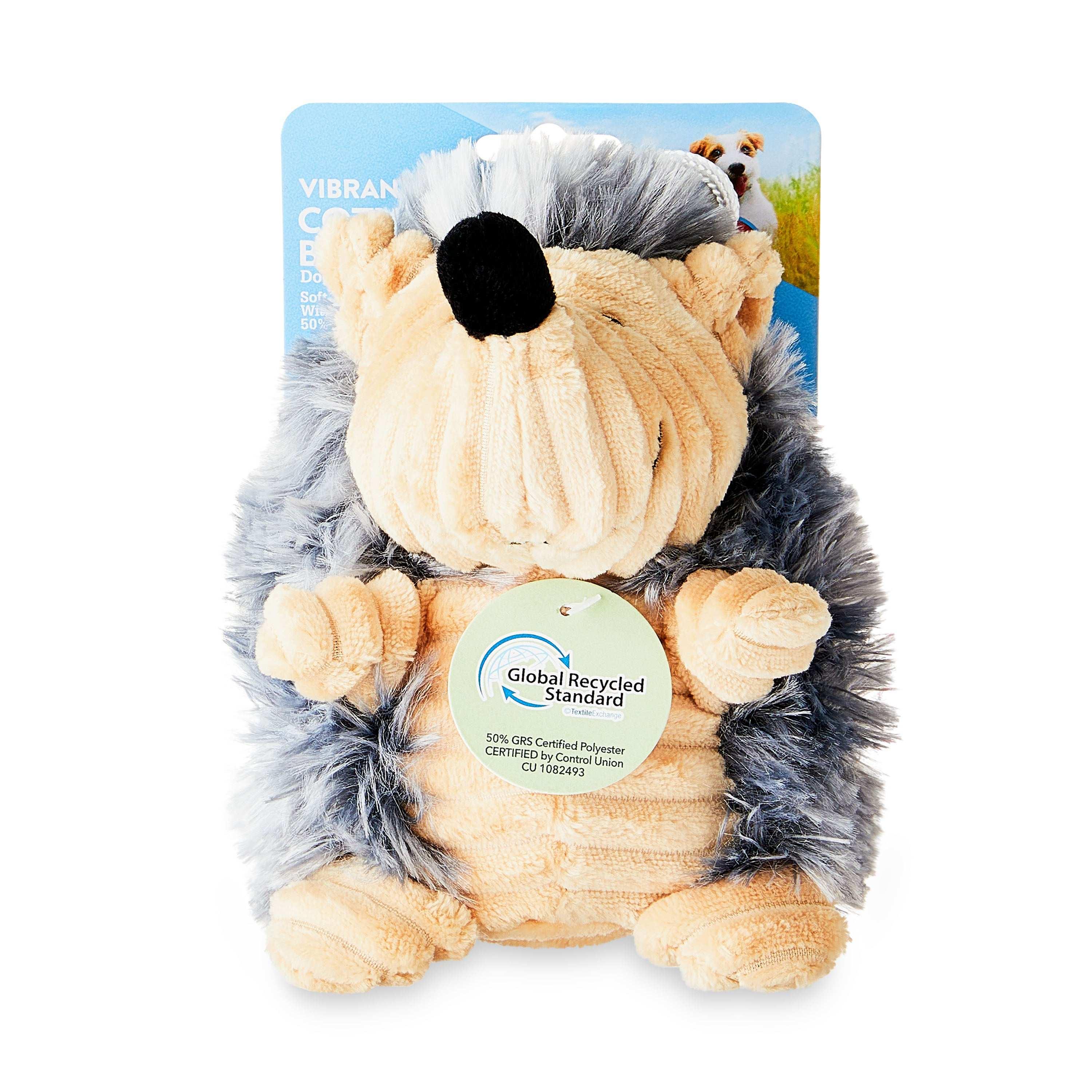 Vibrant Life Cozy Buddy Hedgehog Squeaky Dog Toy - USA MEGA SHOP