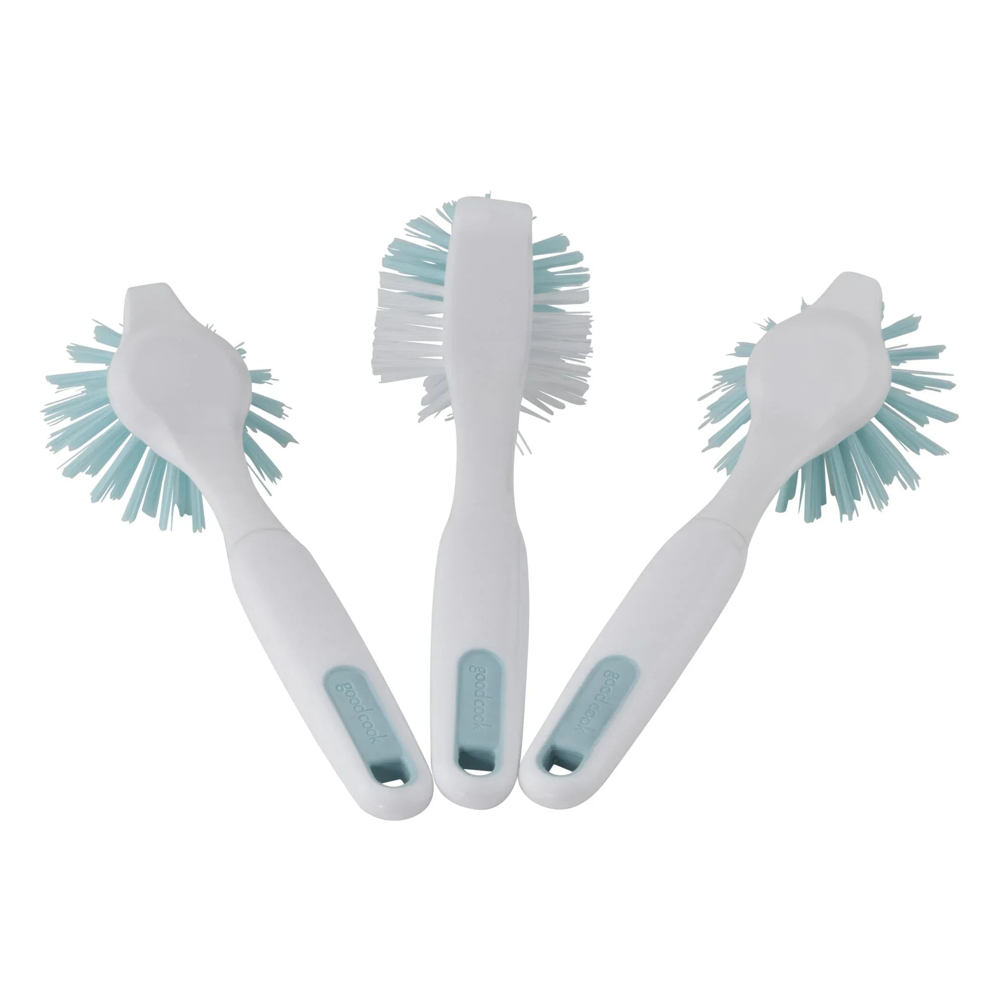 GoodCook PROfreshionals 3-Piece BPA-Free Kitchen Dish Brush Set, Teal - USA MEGA SHOP
