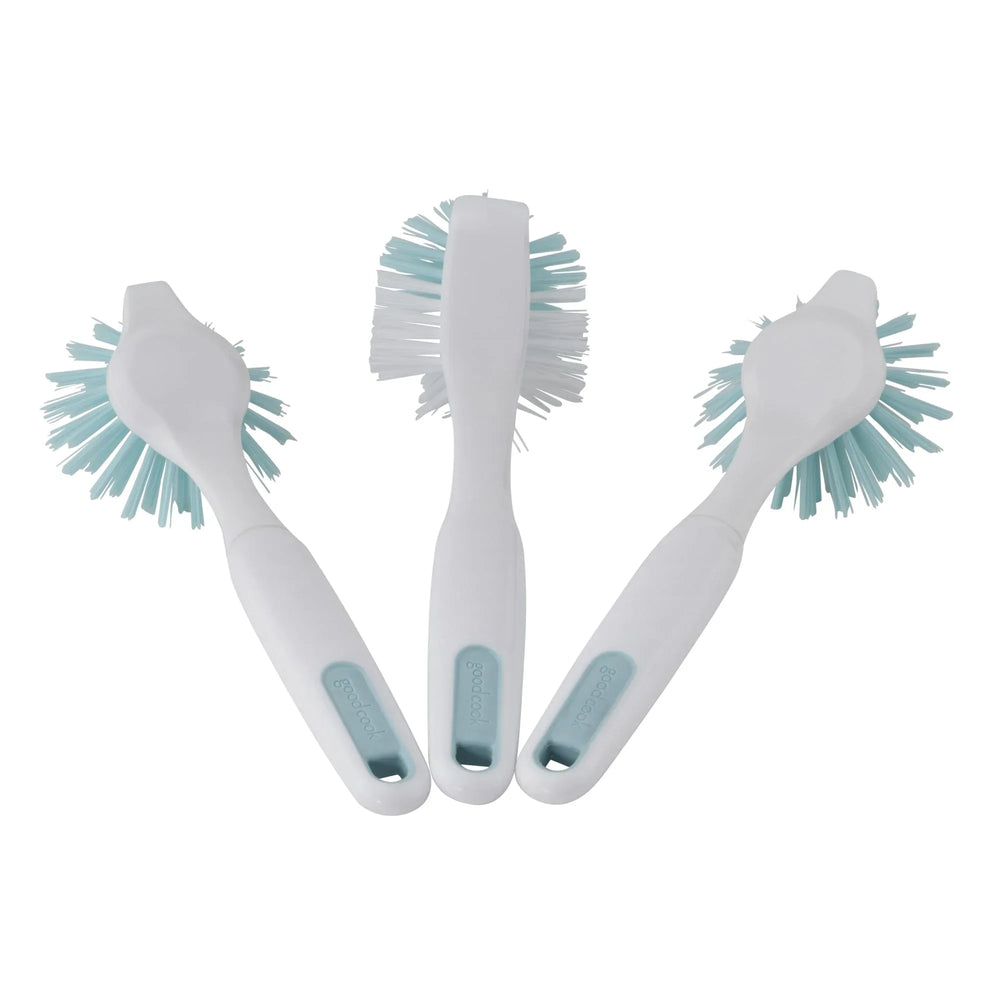 GoodCook PROfreshionals 3-Piece BPA-Free Kitchen Dish Brush Set, Teal - USA MEGA SHOP