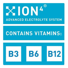 Powerade Zero electrolyte label with vitamins B3, B6, B12