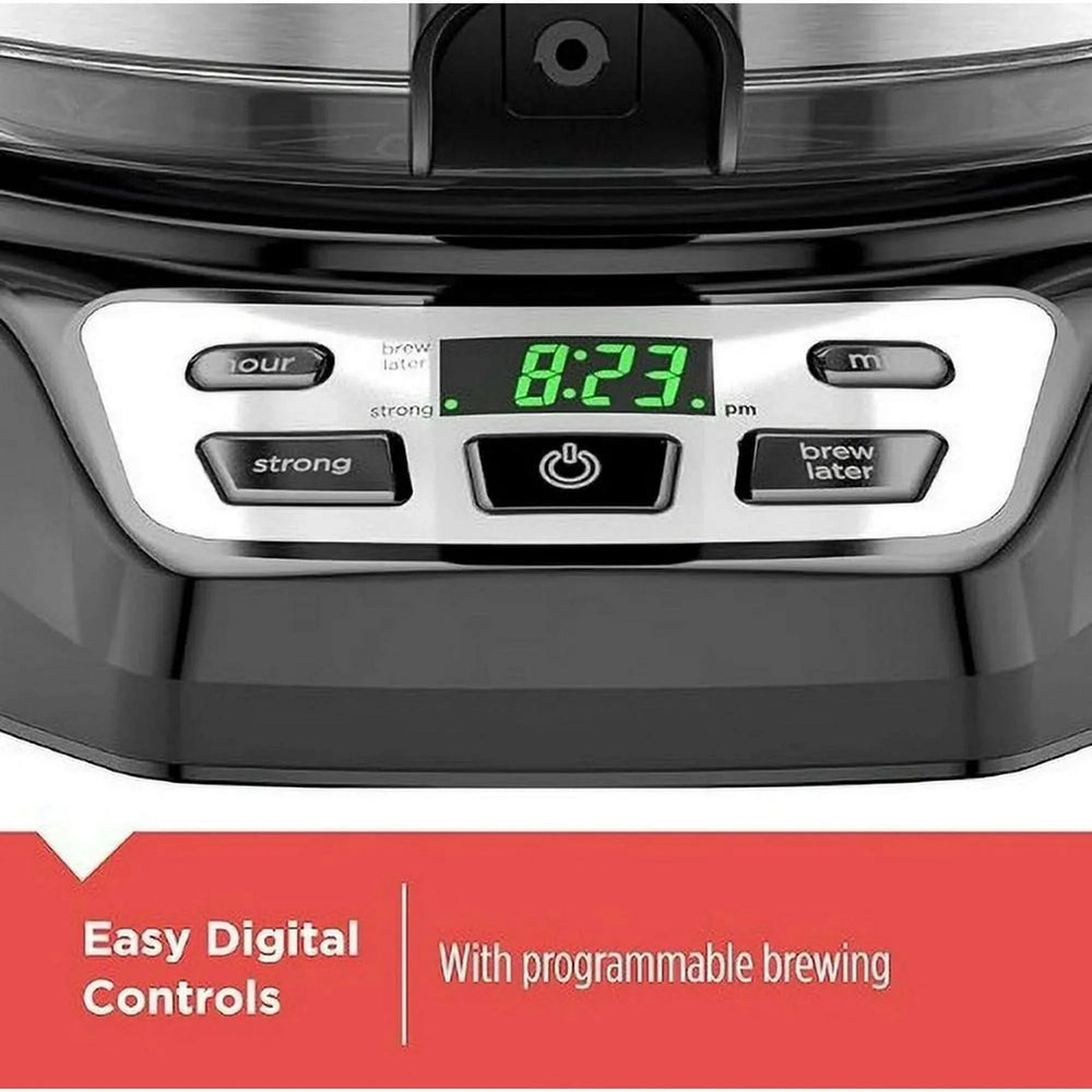 BLACK+DECKER Programmable 12-Cup Drip Coffee Maker with Custom Brew Strength, Black - USA MEGA SHOP