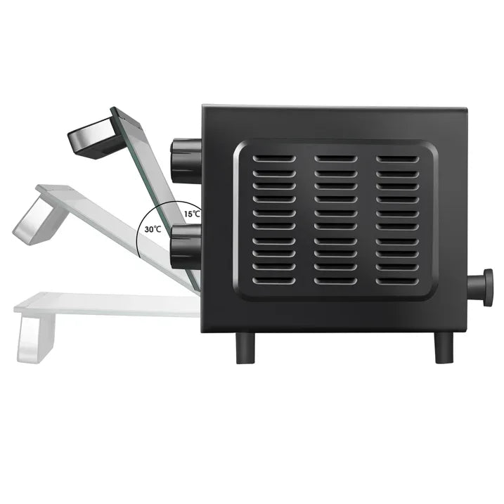 Mainstays 4-Slice Countertop Toaster Oven with 3 Settings, Includes Baking Rack and Pan, Black, New - USA MEGA SHOP