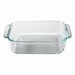 Pyrex Basics Glass Bakeware Set Value Pack, 3qt Oblong and 8inch Square