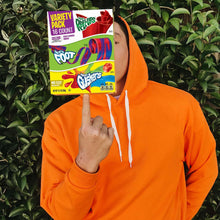Fruit Roll-Ups 16-count variety pack box held in front of leaves