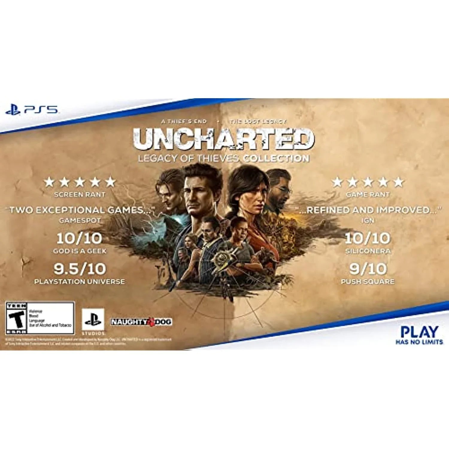 Uncharted: Legacy of Thieves Remastered Collection for Playstation 5