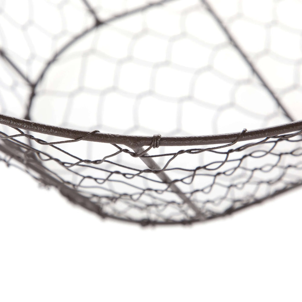 Mainstays Chicken Wire Decorative Storage Basket with Handles - USA MEGA SHOP