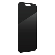Dark tinted glass privacy screen protector with top speaker cutout