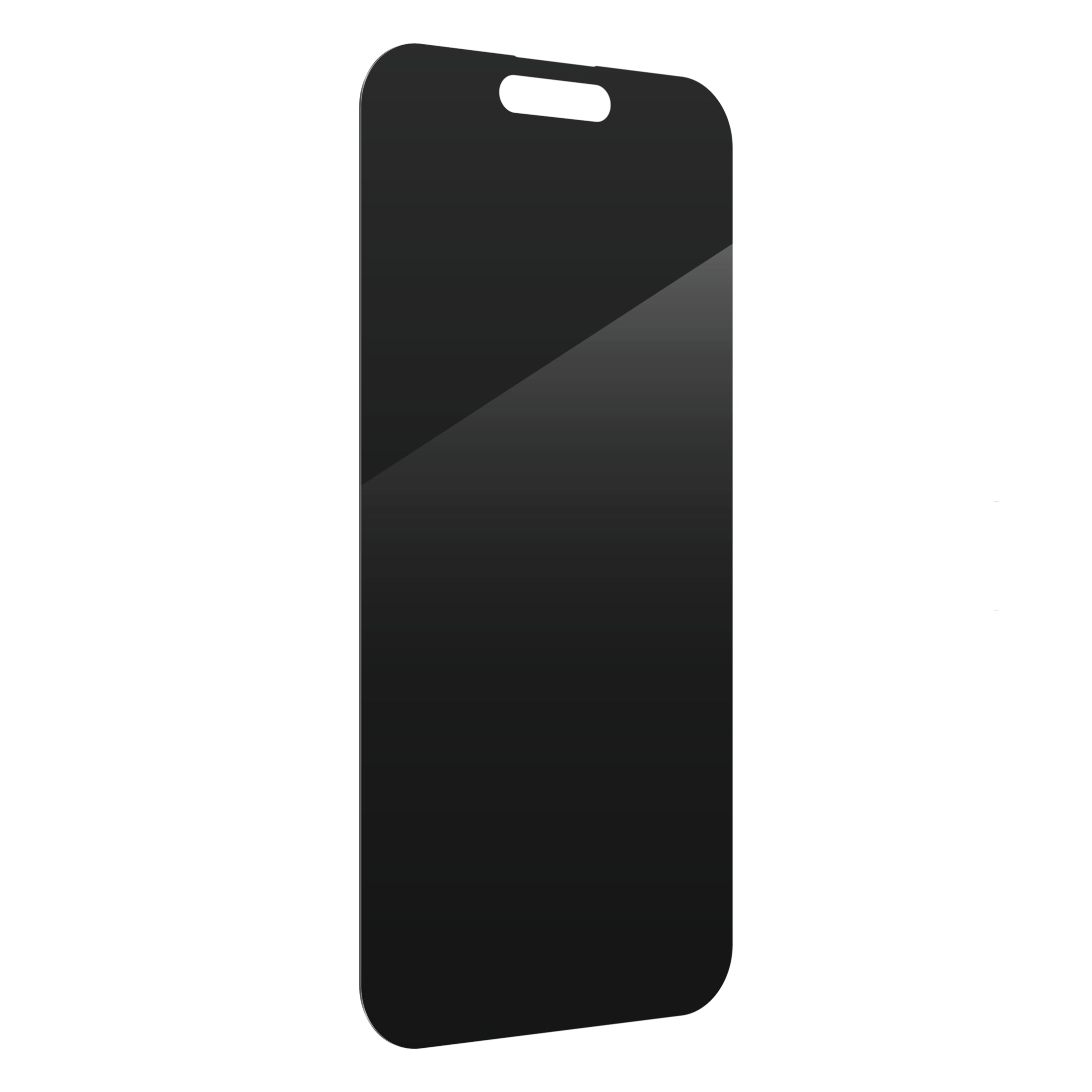 ZAGG InvisibleShield – Apple iPhone 16 & iPhone 15 Glass Shield Privacy Screen Protector, Easy Installation with Precise Install Tray, 3x Stronger Glass, Impact & Scratch Protection