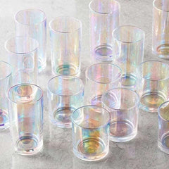 Member'S Mark 16-Piece Crystal Drinkware Set (Assorted Colors)
