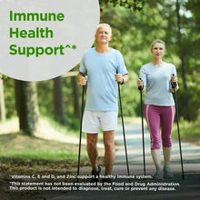 Centrum Silver Adults 50+ multivitamin lifestyle promotion with two older adults holding poles