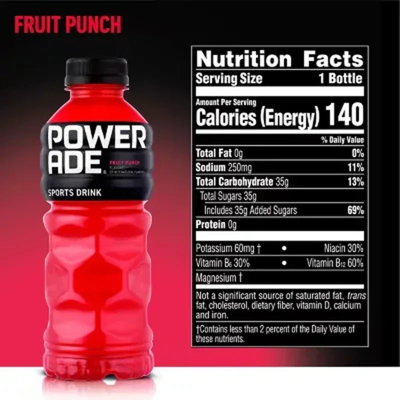 Powerade Sports Drink Variety Pack (20 Fl. Oz., 24 Pk.)