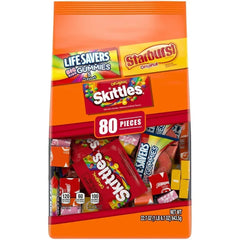 Skittles, Starburst & Life Savers Gummy Candy Variety Pack - 80 Ct Bag