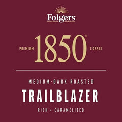 1850 Trailblazer, Medium Dark Roast Coffee, Keurig K Cup Pods, 24 Count Box