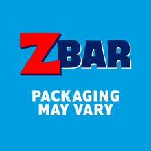 Zbar chocolate chip snack bars packaging panel, label says packaging may vary