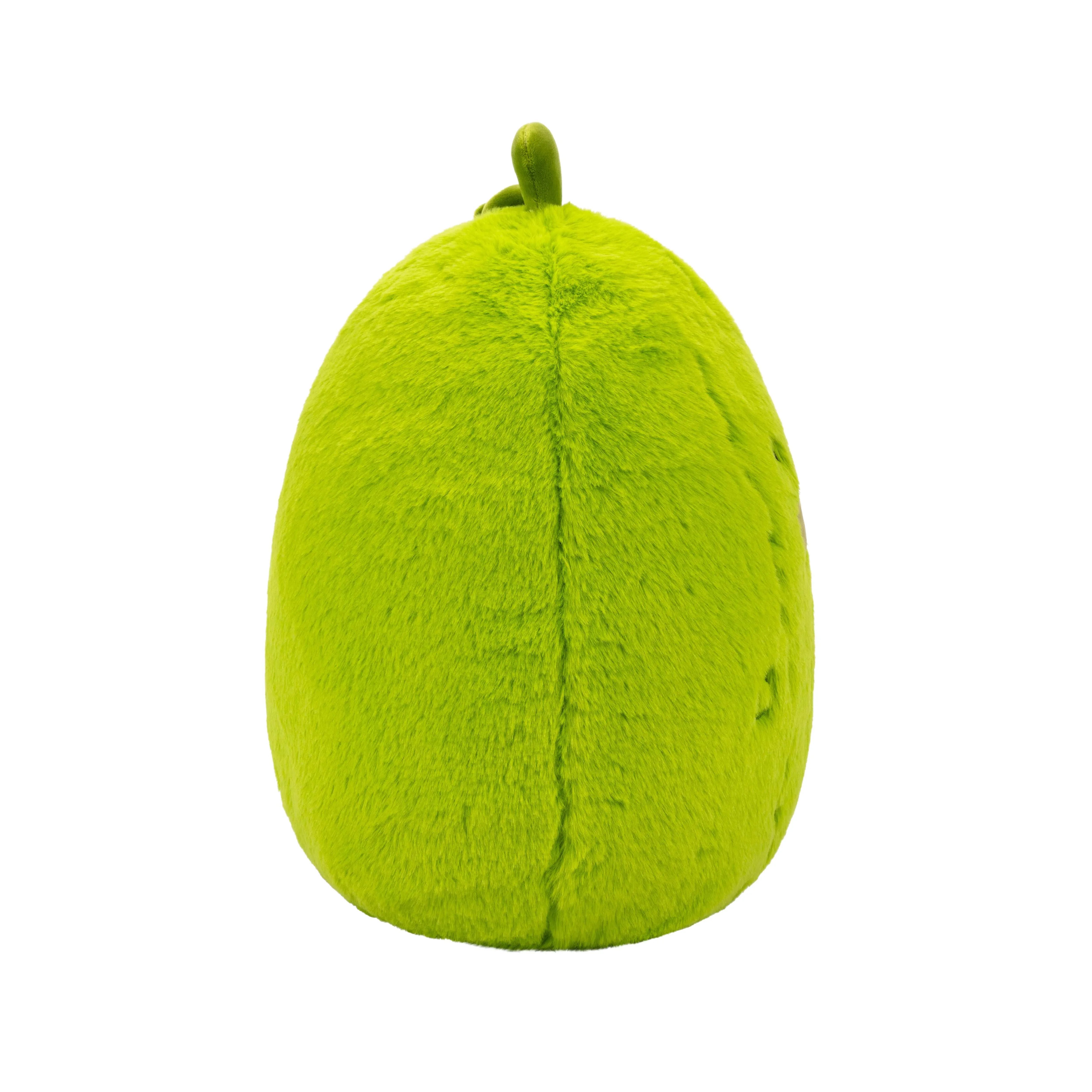 Squishmallows FuzzAMallow Official 16 inch Charles the Green Pickle with Mustache - Child's Ultra Soft Stuffed Plush Toy - USA MEGA SHOP