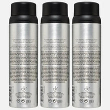 Calvin Klein CK One body spray 3-pack: three silver cans with black caps
