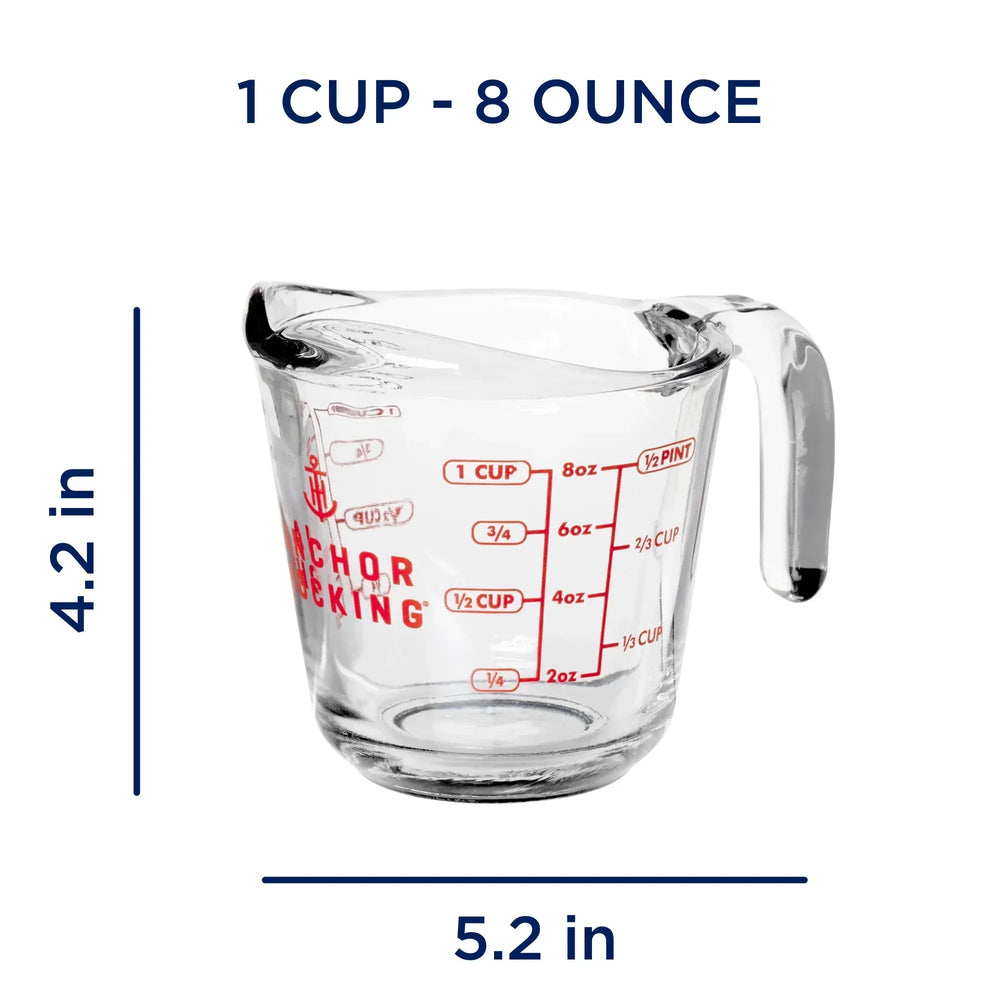 Anchor Hocking Glass Measuring Cup, 2 Cup - USA MEGA SHOP
