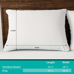 Mainstays Back & Side Sleeper Bed Pillow, King - Extra Firm Support