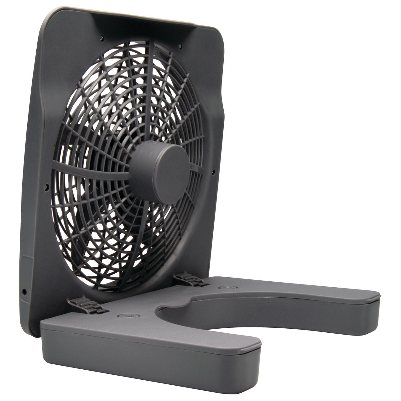 O2COOL 10 inch Battery or Electric Portable Fan, Camping Fan, Tent Accessory