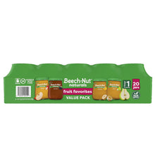 Beech-Nut Naturals Stage 1 baby food jar variety pack, front view of 20-jar package