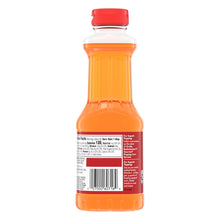 Orville Redenbacher's popping & topping oil bottle with back label and red cap