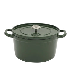 The Pioneer Woman 5-Quart Enamel Cast Iron Dutch Oven with Lid, Dark Green