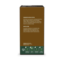 Peet's Coffee dark roast pods box, back label with ingredients and recycling