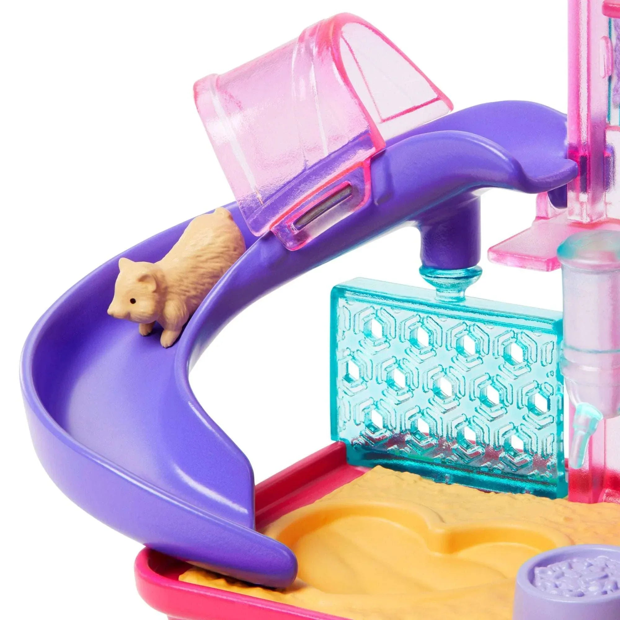 Barbie World Hamster Pet Playground Playset with Wheel, Pets & Food Accessories - USA MEGA SHOP