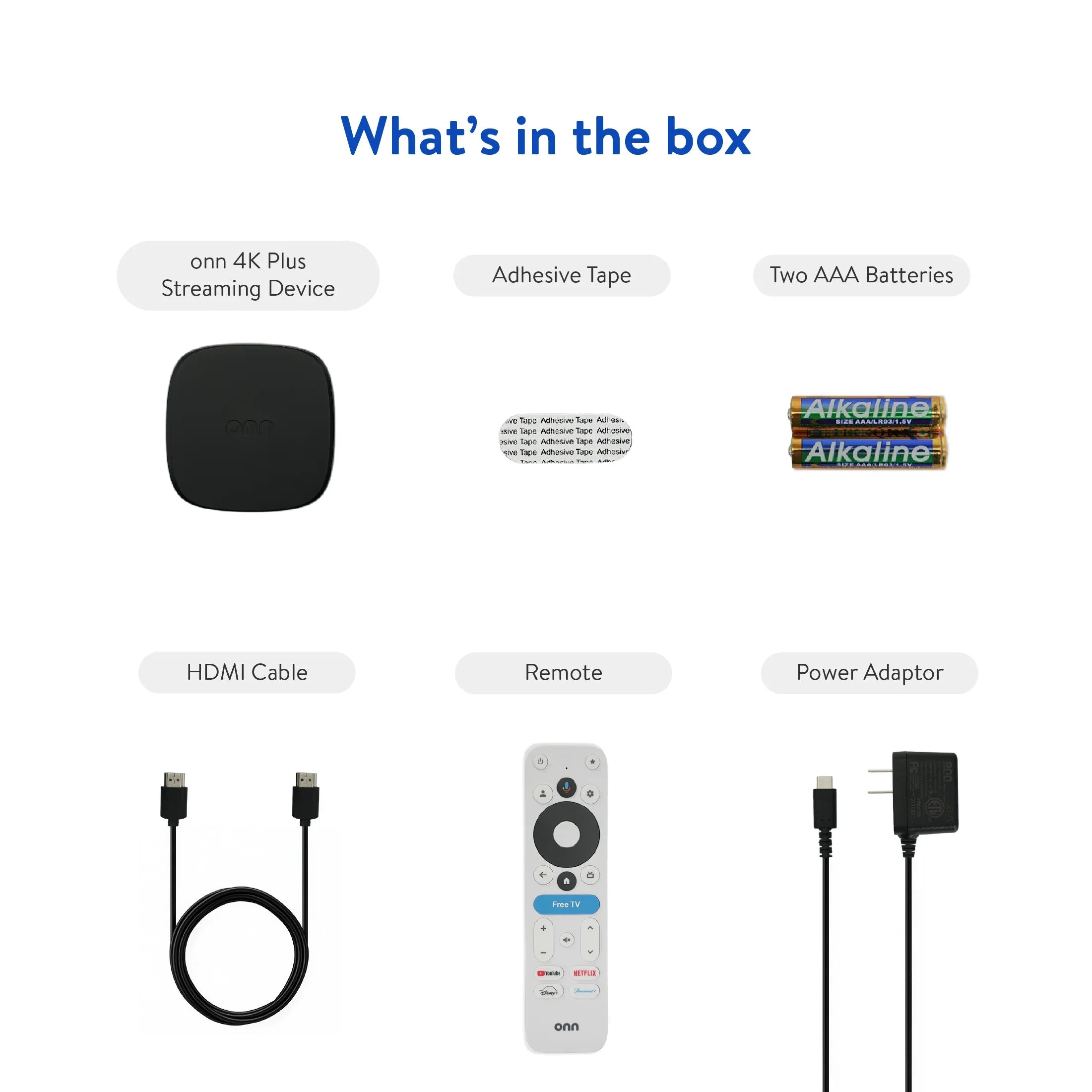 onn 4K Plus Streaming Device, Google TV - Ultra-fast Streaming, Stunning 4K UHD, 16GB Storage, 2GB RAM, Dolby Vision & Atmos, Remote with Voice Control - USA MEGA SHOP