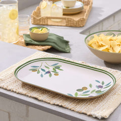 Better Homes & Gardens Bamboo Melamine Tray Olive Finish