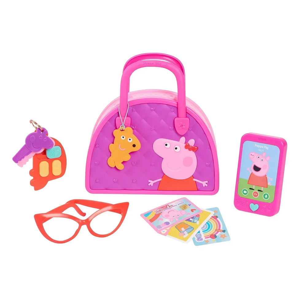 Peppa Pig Bag Set, 9-pieces, Dress up & Pretend Play, Toddler Toys for Ages 3 up - USA MEGA SHOP