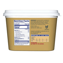 Imperial vegetable oil spread nutrition facts on back of 45 oz tub