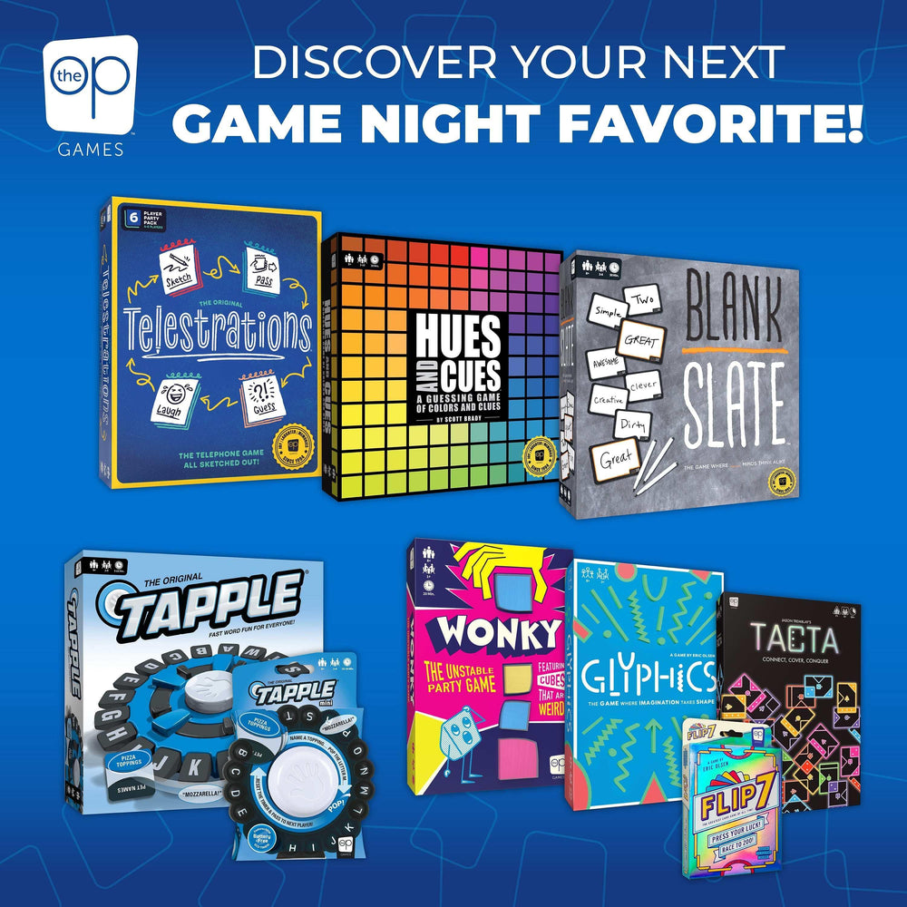 Tapple Word Game by USAopoly, Fast-Paced Family Board Game, 2 - 8 Players Ages 8 and up - USA MEGA SHOP