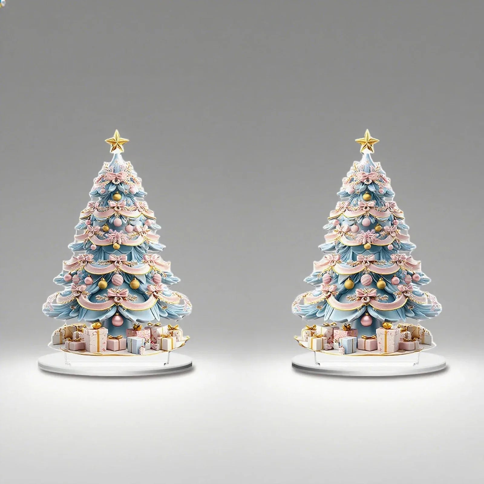 Costeam Christmas Tree Christmas Acrylic Ornaments Home Decorations Festive Xmas Hanging Decor for Indoor Home Holiday Party Family Gatherings Cute Lightweight Acrylic Ornaments - USA MEGA SHOP