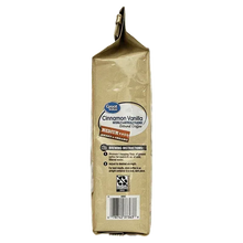 Cinnamon vanilla ground coffee bag, medium roast, 12 oz (340 g)