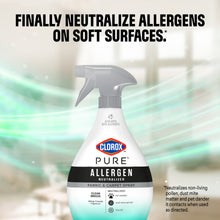 Allergen neutralizer spray bottle for soft surfaces with trigger nozzle