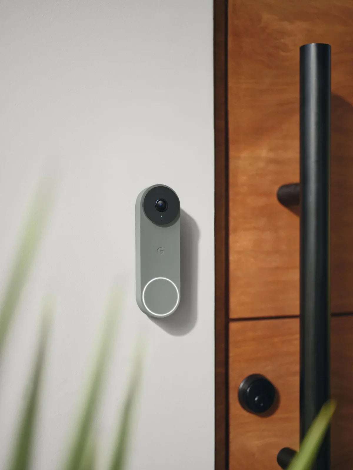 Google Nest Doorbell (Wired, 3rd Gen) - Video Doorbell Camera with 2K Video - Works with Google Home - With Gemini - Hazel