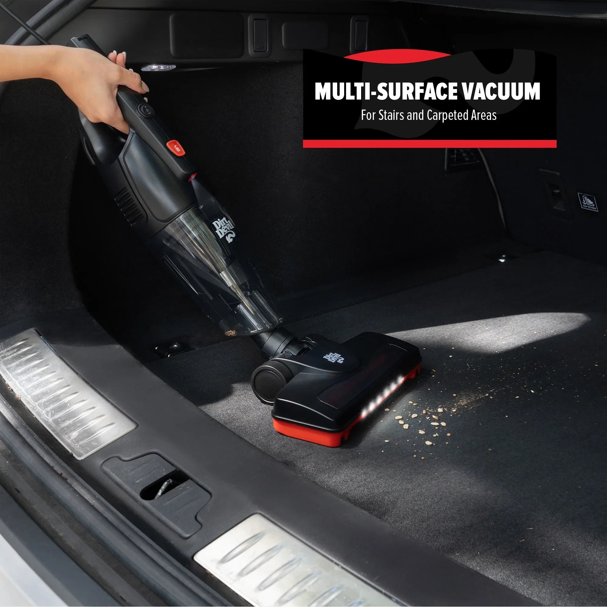 Dirt Devil 3-in-1 Lightweight Corded Stick Vacuum Cleaner and Handheld with LED Lights, Multi-Surface Cleaning, Model EV1426CS