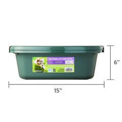 Vibrant Life Sifting Cat Litter Box, 3-Piece Set - USA MEGA SHOP